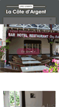 Mobile Screenshot of hotelcoteargent.fr